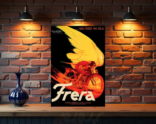 Frera Non Corre Ma Vola Motorcycle Racing - Motorcycle Metal Tabela