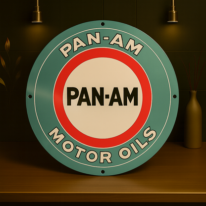 Pan - Am Motor Oils Metal Tabela