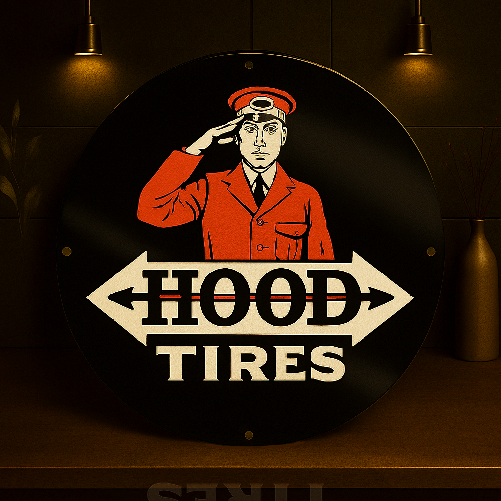 Hood Tires Metal Tabela