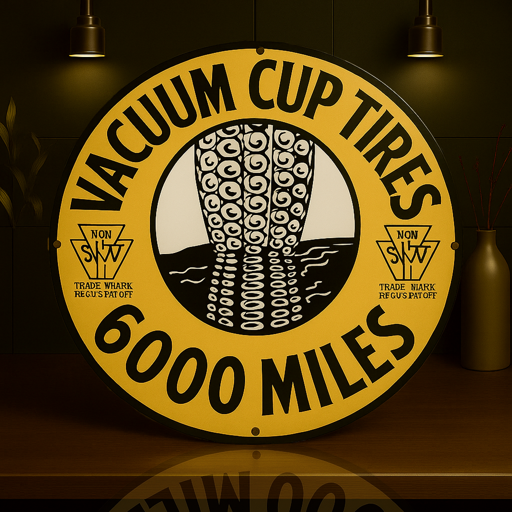 Vacuum Cup Tires 6,000 Miles Metal Tabela