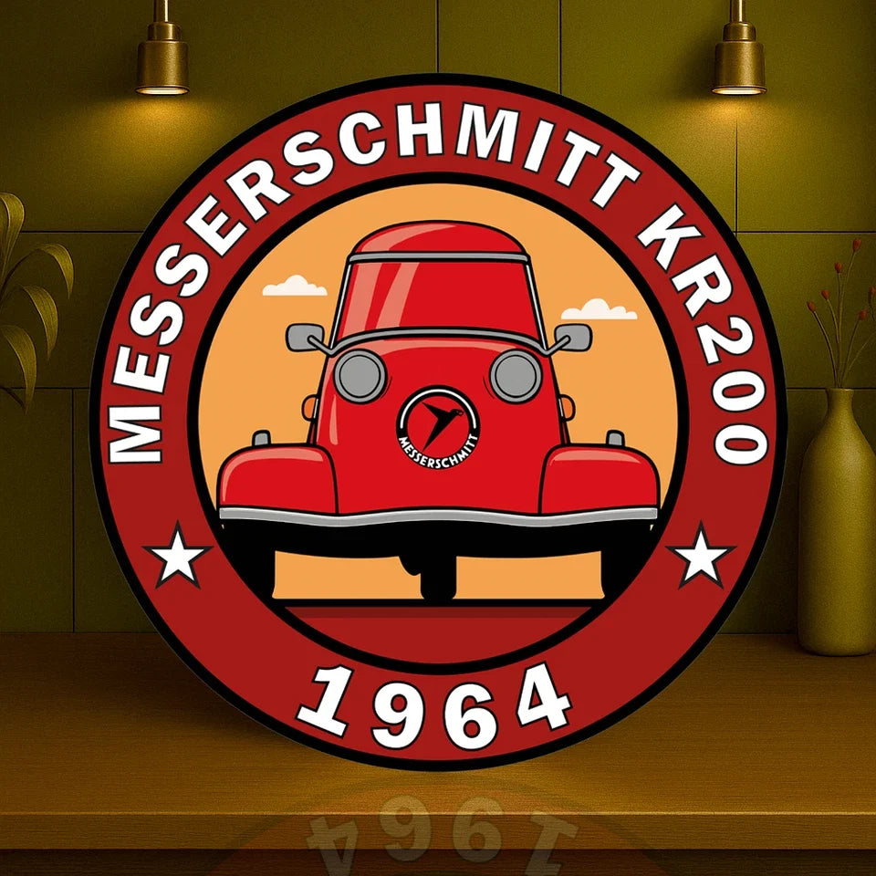 MESSERSCHMITT KR200 (1964) The Microcar Marvel Metal Tabela