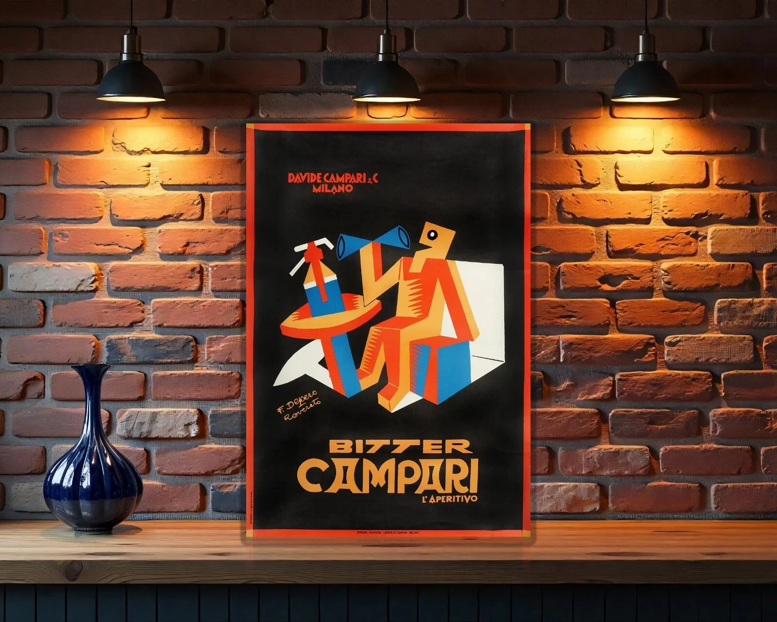 Campari Bitter Metal Tabela