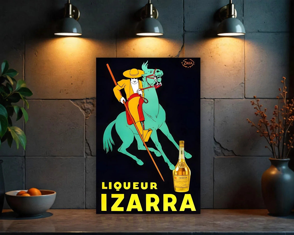 Liqueur Izarra Metal Tabela