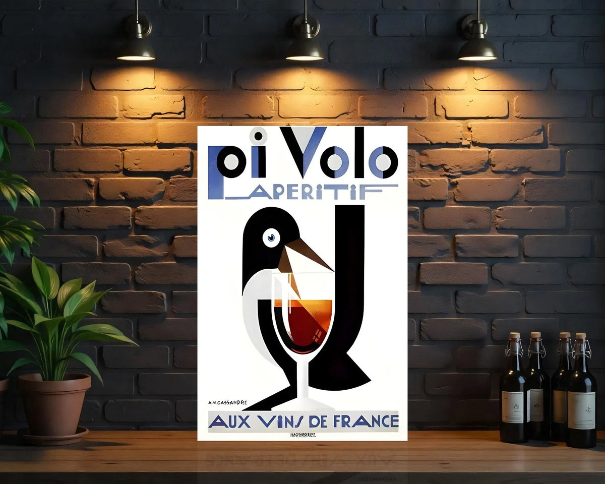 Pi Volo Apéritif Metal Tabela