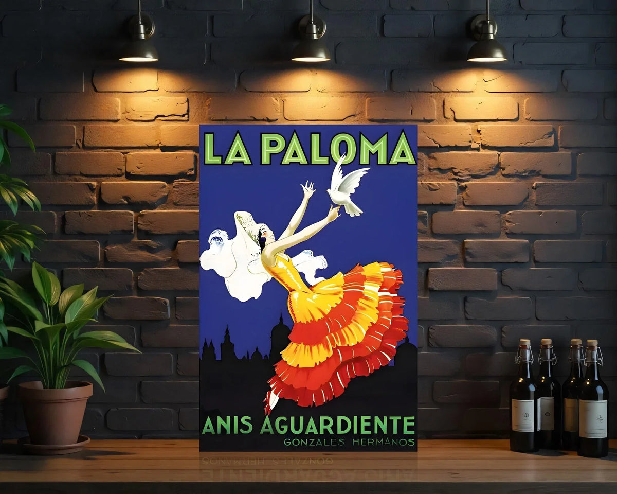 La Paloma Spanish Spirit & Dance Motion Metal Tabela