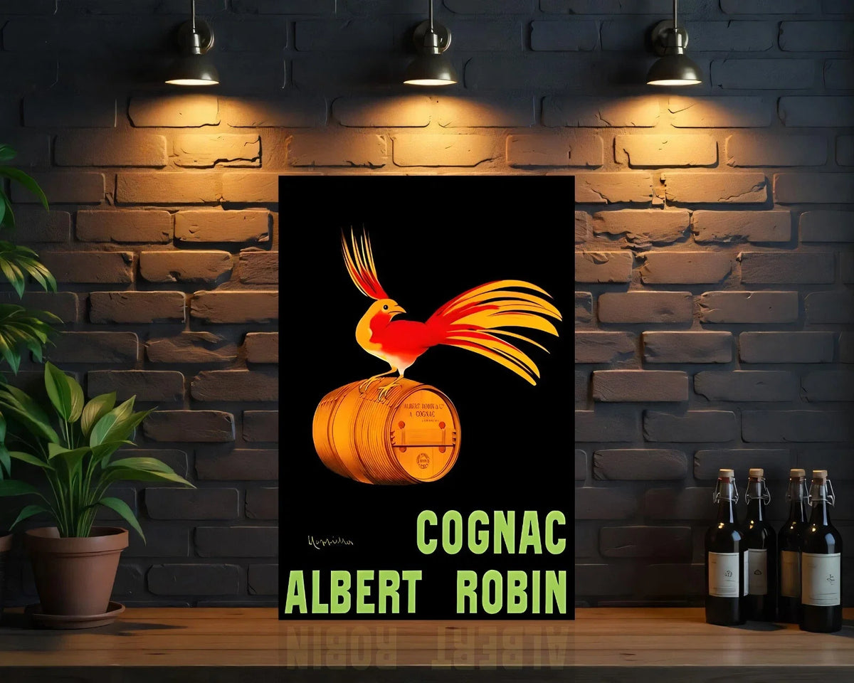 Cognac Albert Robin Metal Tabela