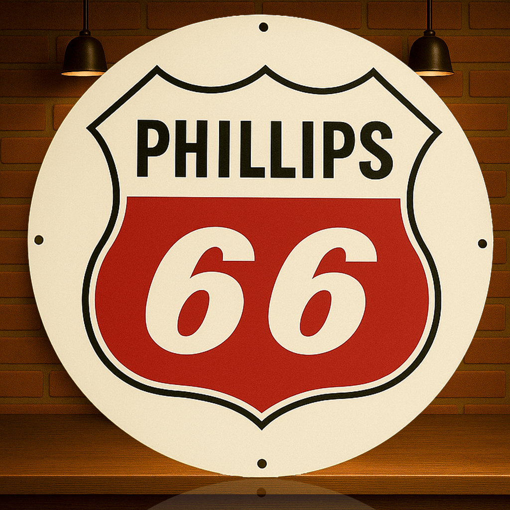 Phillips 66 - Route 66 - Bar Metal Tabela