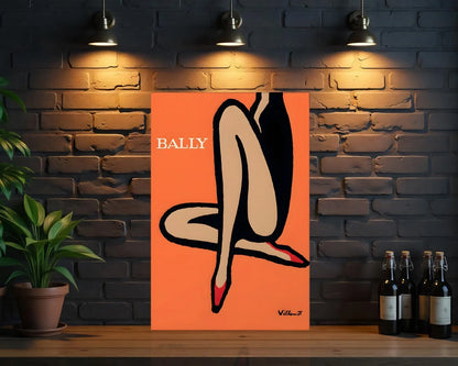 Bally Shoes Villemot Modern Art Metal Tabela