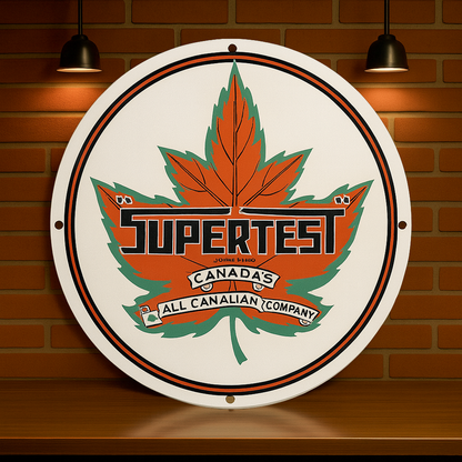 Supertest Maple Leaf Gasoline Metal Tabela
