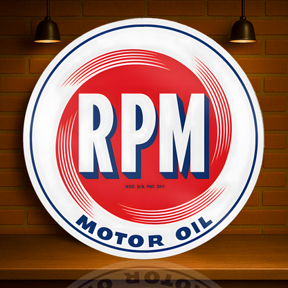 RPM Motor Oil Metal Tabela