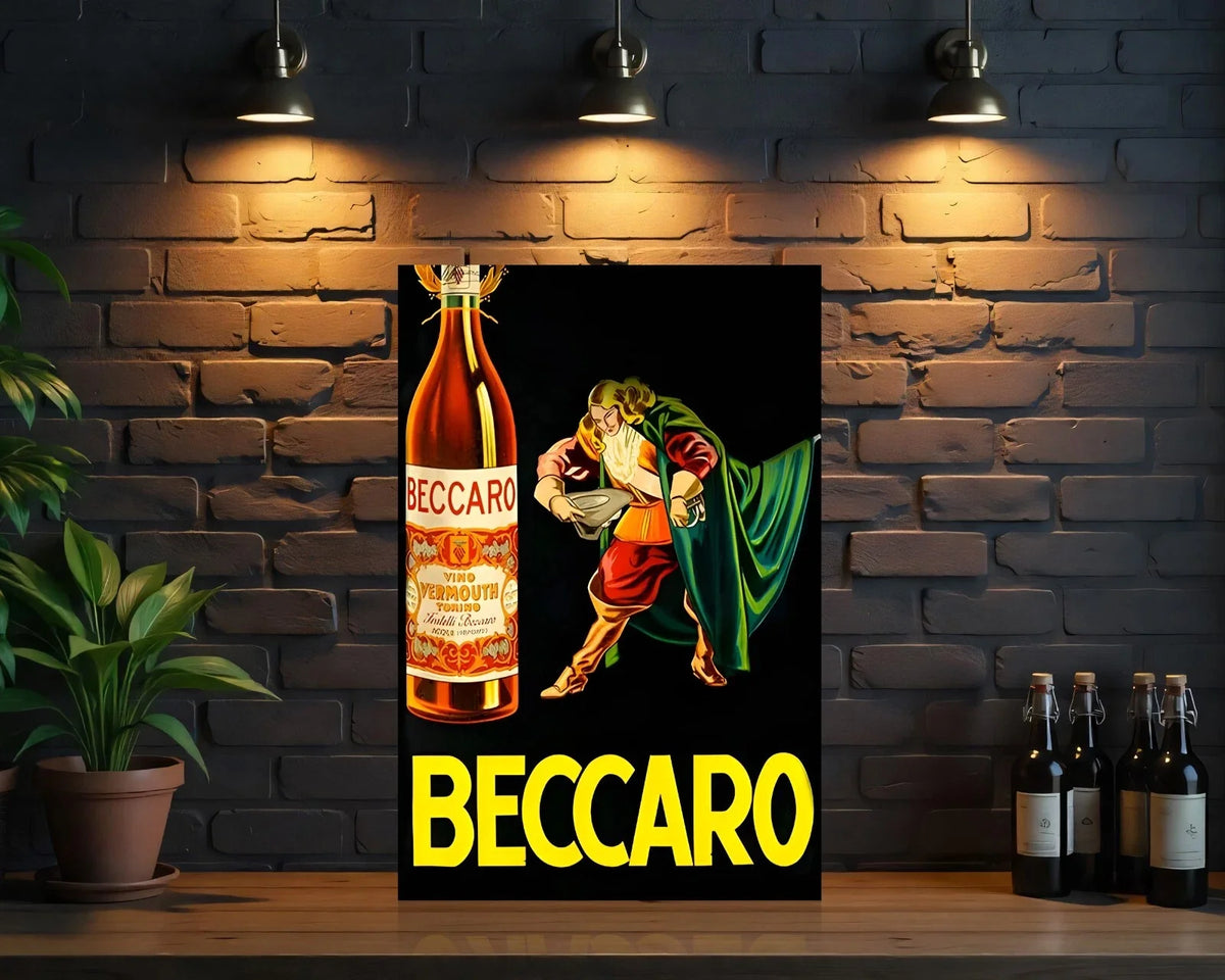Beccaro Vermouth Metal Tabela
