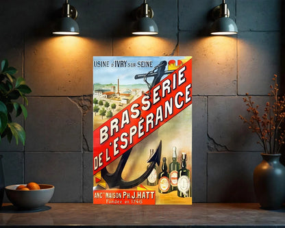 Brasserie de l'Espérance Metal Tabela
