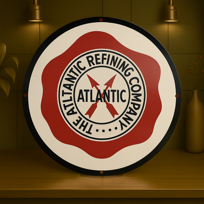 THE Atlantic Refining Company Metal Tabela