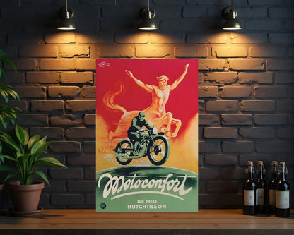 Motoconfort Hutchinson Tires Metal Tabela