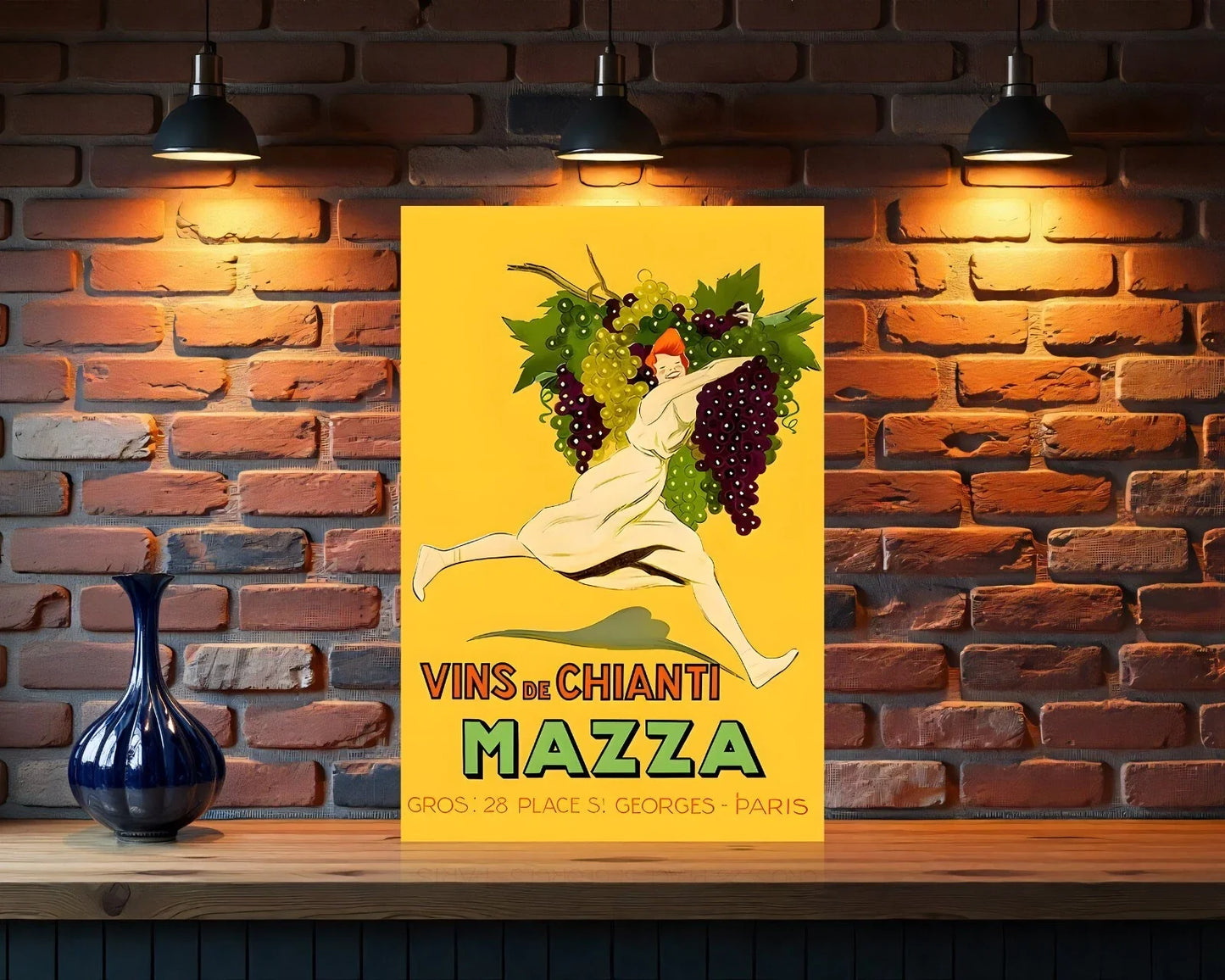 Vins de Chianti Mazza Metal Tabela