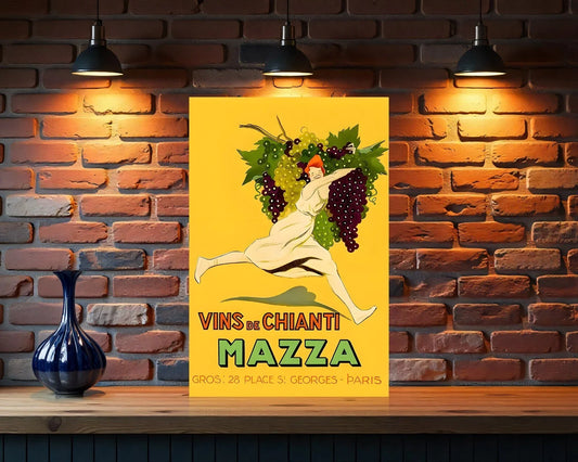 Vins de Chianti Mazza Metal Tabela