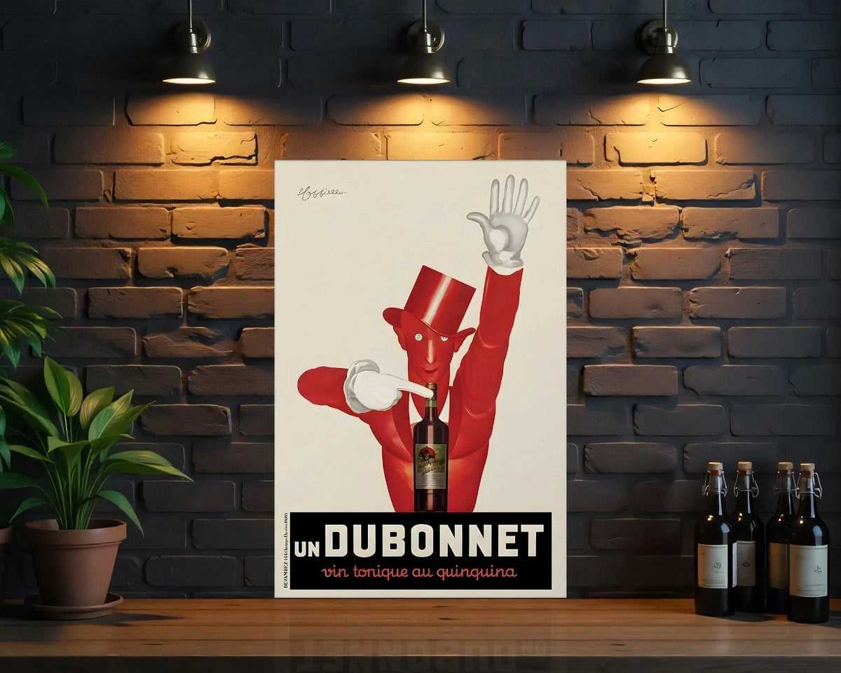 Un Dubonnet Vintage Metal Tabela