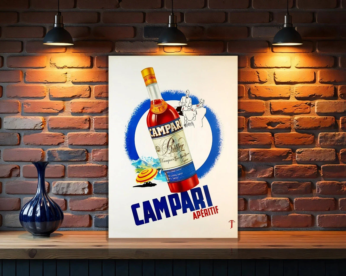 Campari Apéritif Circle Edition Metal Tabela