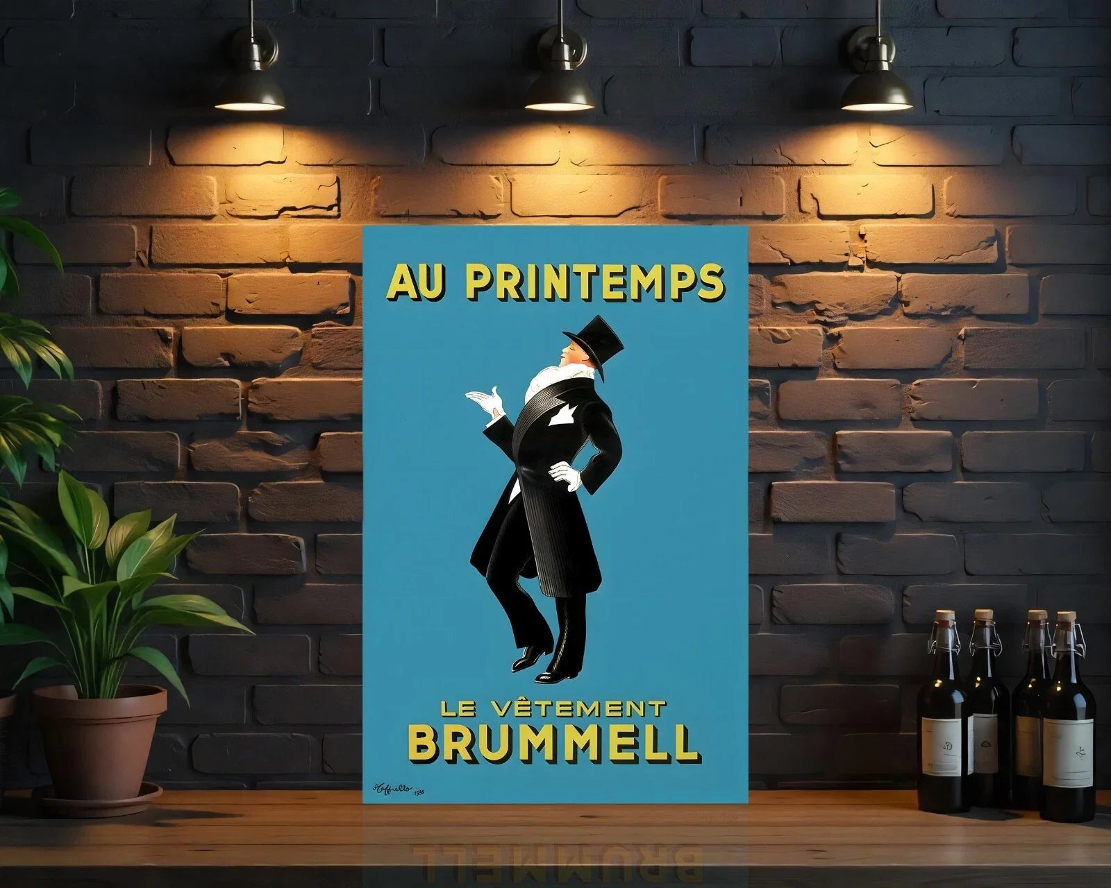 AU PRINTEMPS Le Vêtement Brummell Metal Tabela