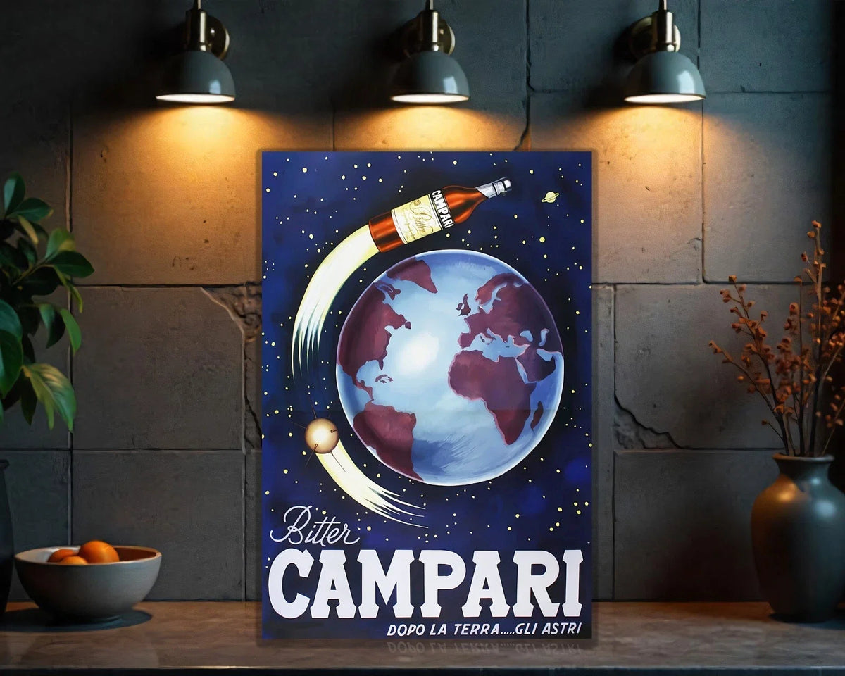 Campari Dopo La Terra... Gli Astri SPACE World Metal Tabela
