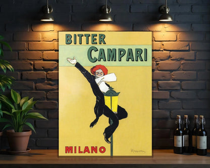 Campari Bitter Campari MILANO Yellow Metal Tabela