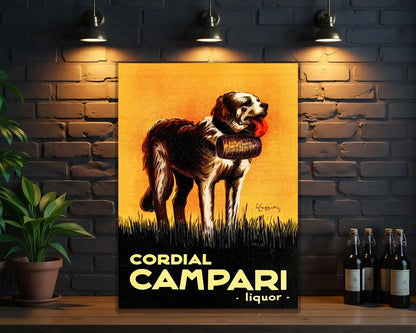 Campari Cordial Dog Metal Tabela