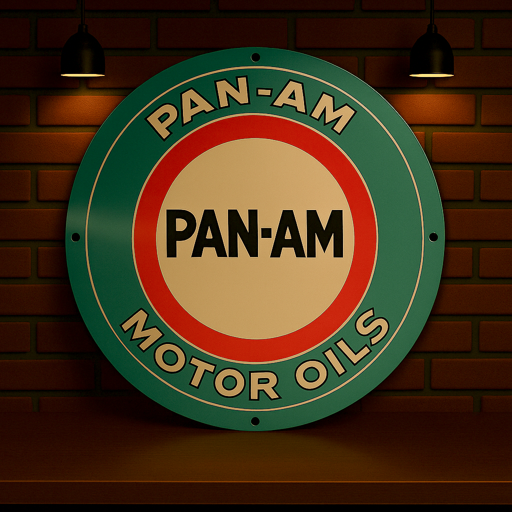 Pan - Am Motor Oils Metal Tabela