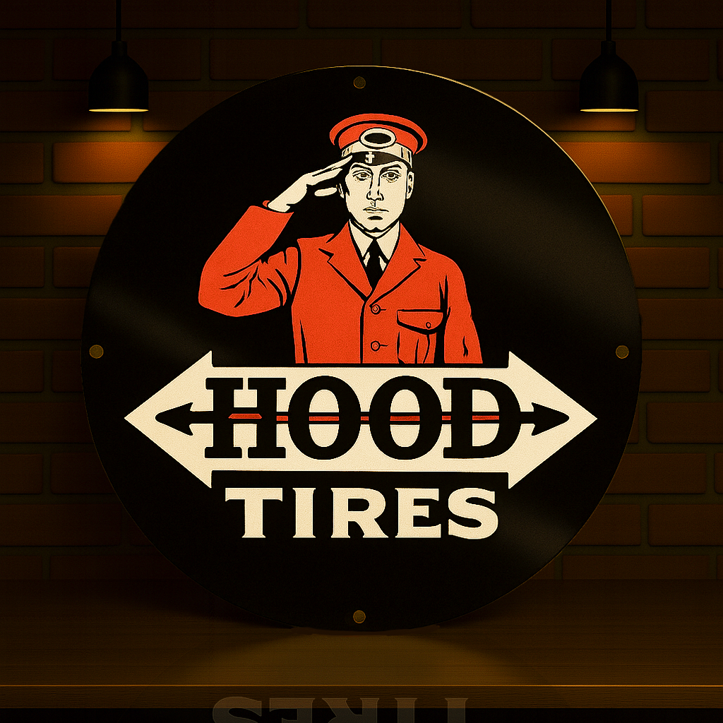 Hood Tires Metal Tabela