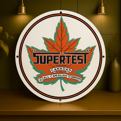 Supertest Maple Leaf Gasoline Metal Tabela