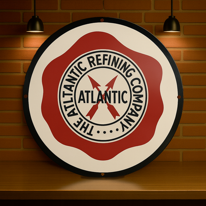THE Atlantic Refining Company Metal Tabela