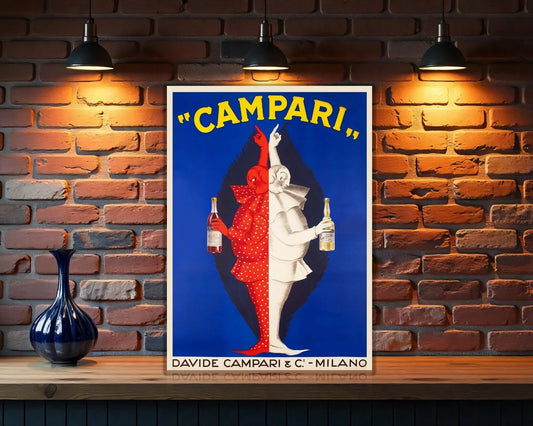 Campari Twins Metal Tabela