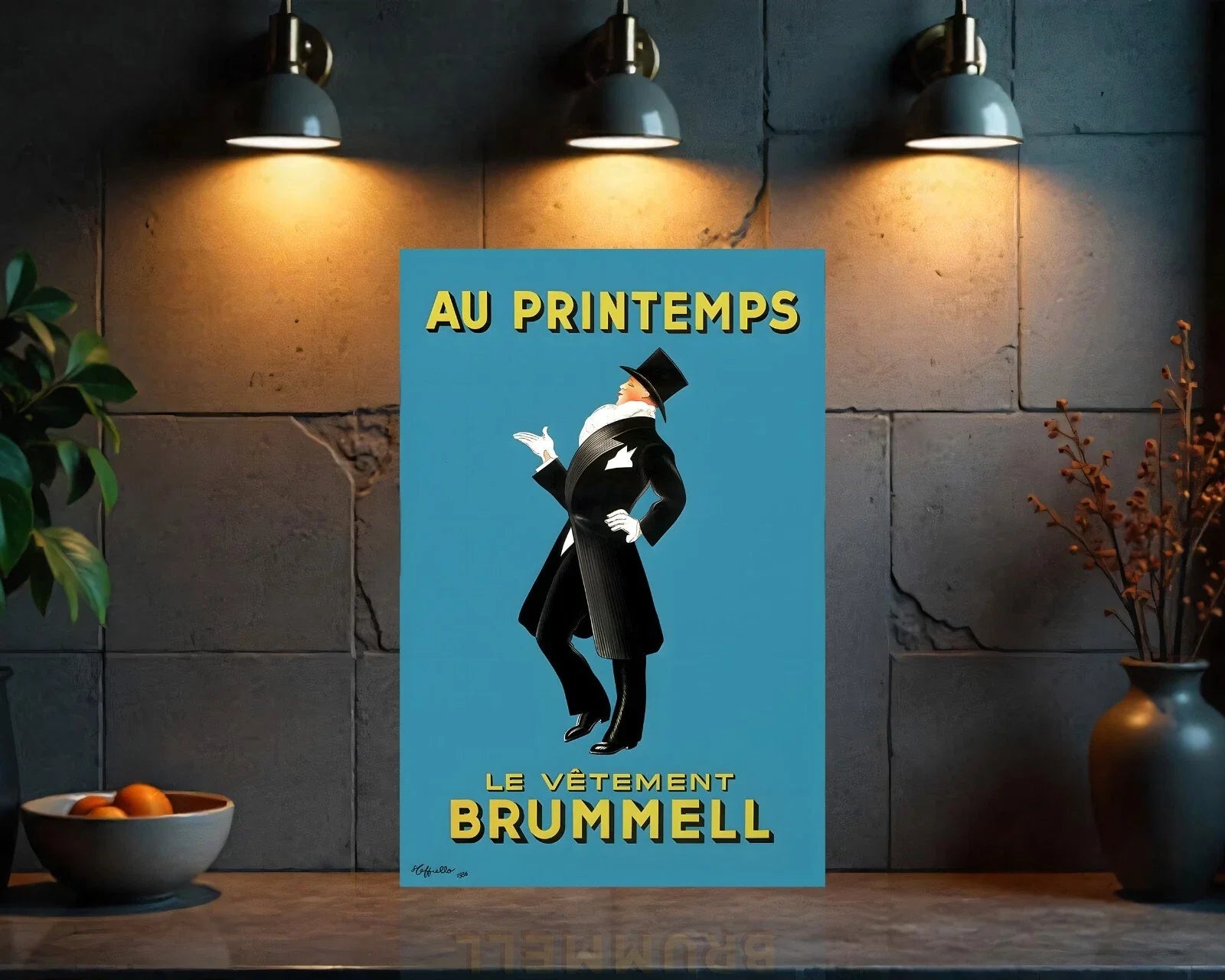 AU PRINTEMPS Le Vêtement Brummell Metal Tabela
