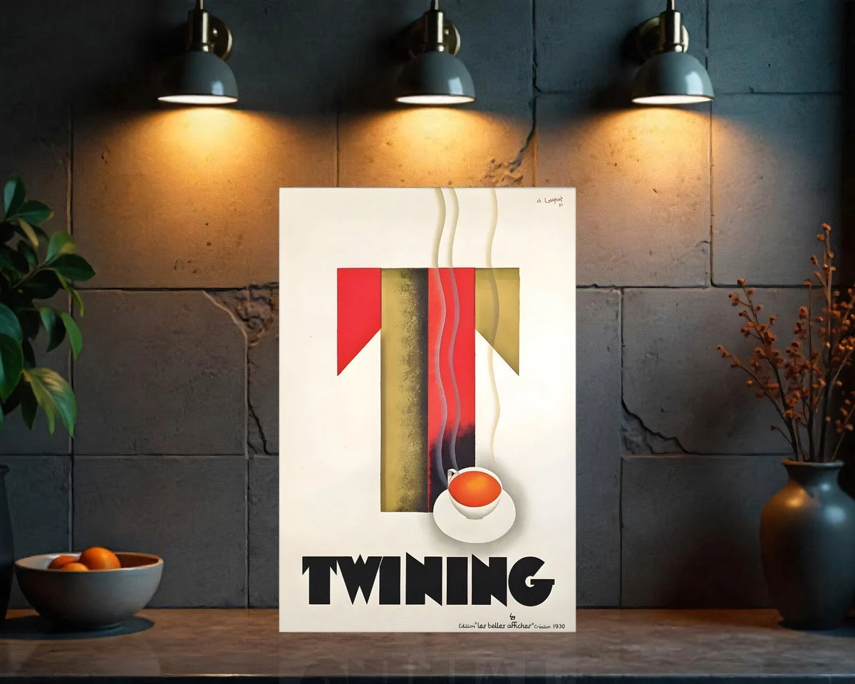 TWINING Vintage French Metal Tabela