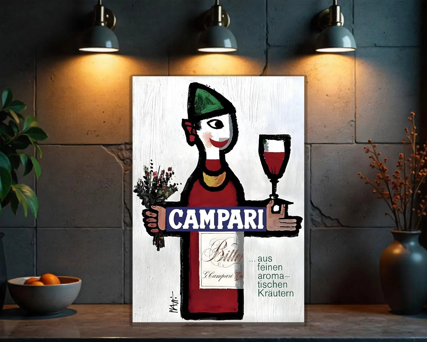 Campari German Herb Aroma Metal Tabela