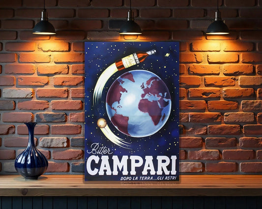 Campari Dopo La Terra... Gli Astri SPACE World Metal Tabela