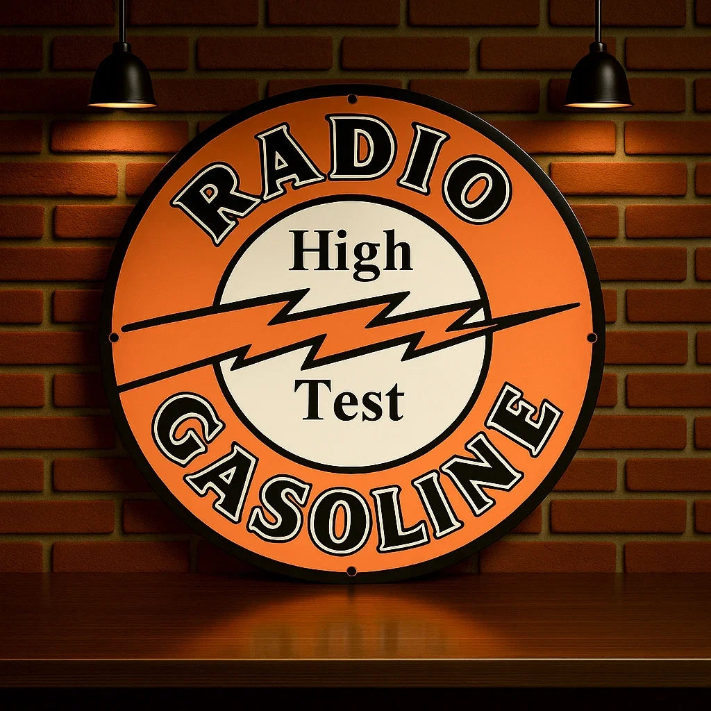 Radio Gasoline High Text Metal Tabela
