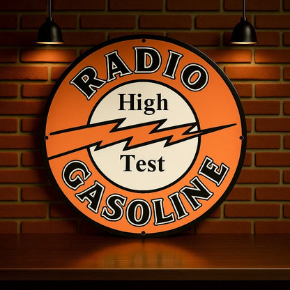 Radio Gasoline High Text Metal Tabela