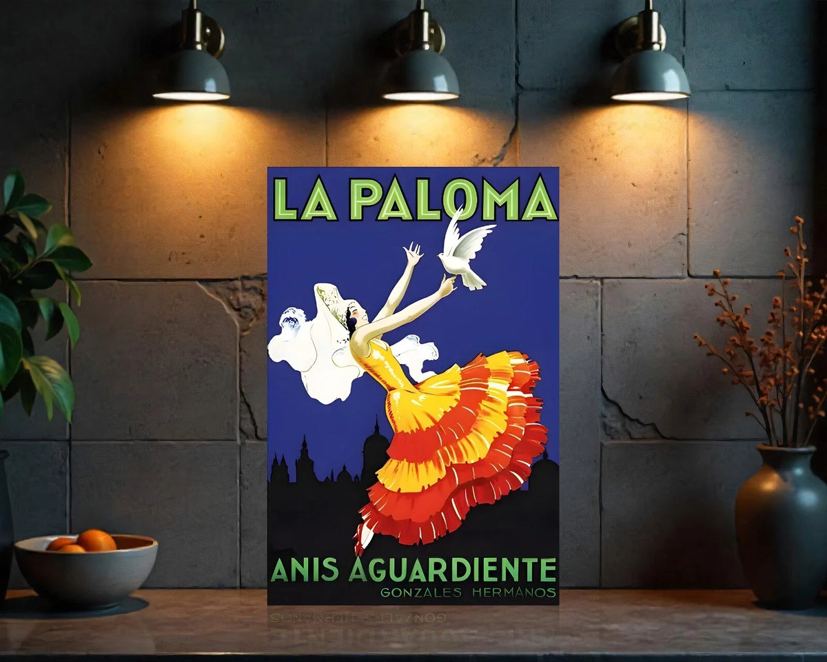 La Paloma Spanish Spirit & Dance Motion Metal Tabela