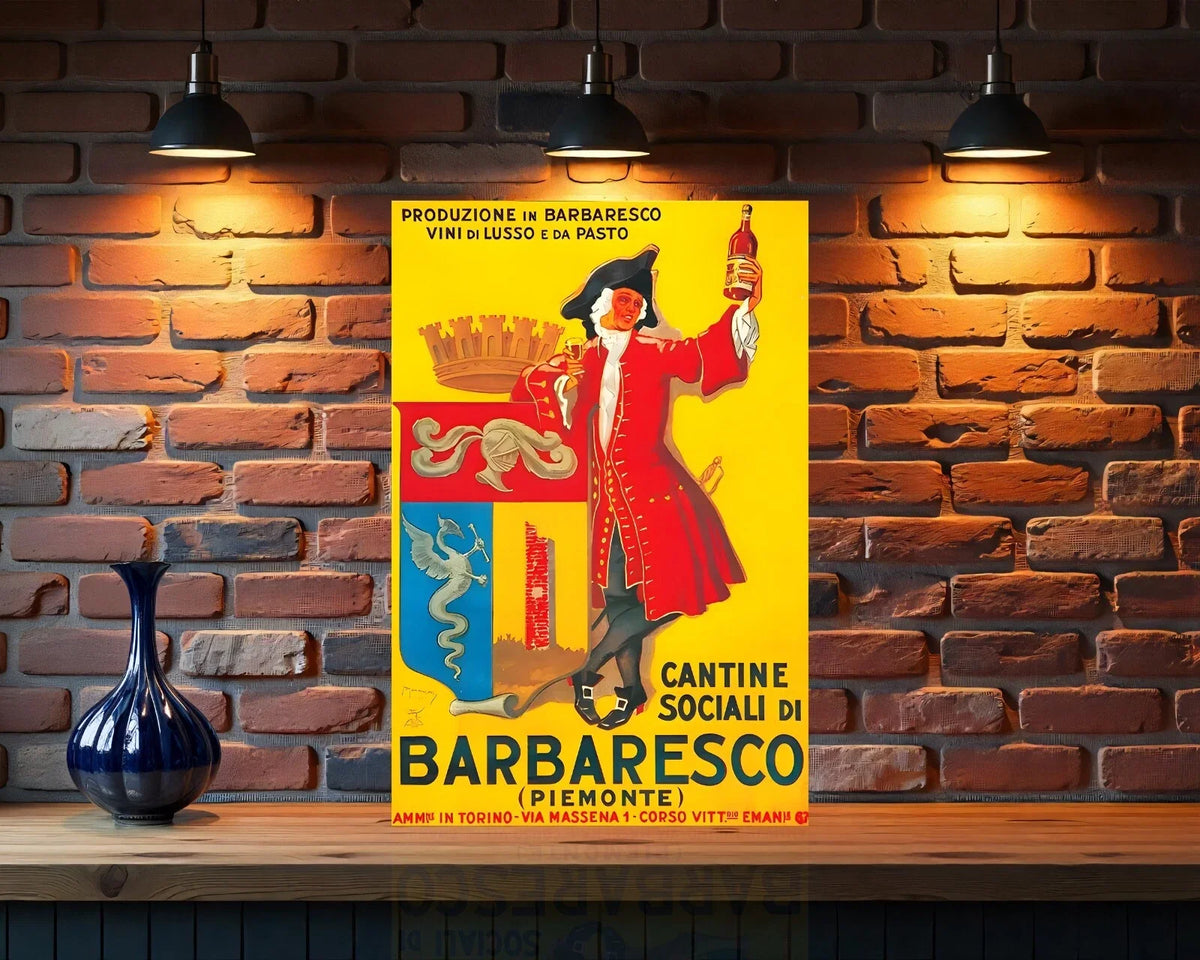 Barbaresco Piemonte Metal Tabela