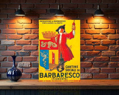 Barbaresco Piemonte Metal Tabela