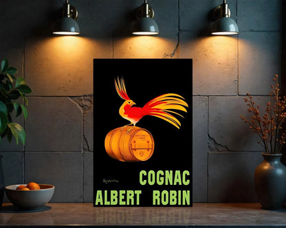 Cognac Albert Robin Metal Tabela