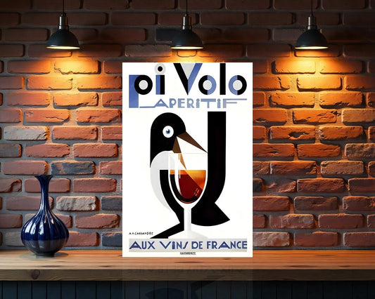 Pi Volo Apéritif Metal Tabela