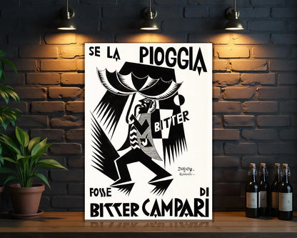 Campari Se La Pioggia Metal Tabela