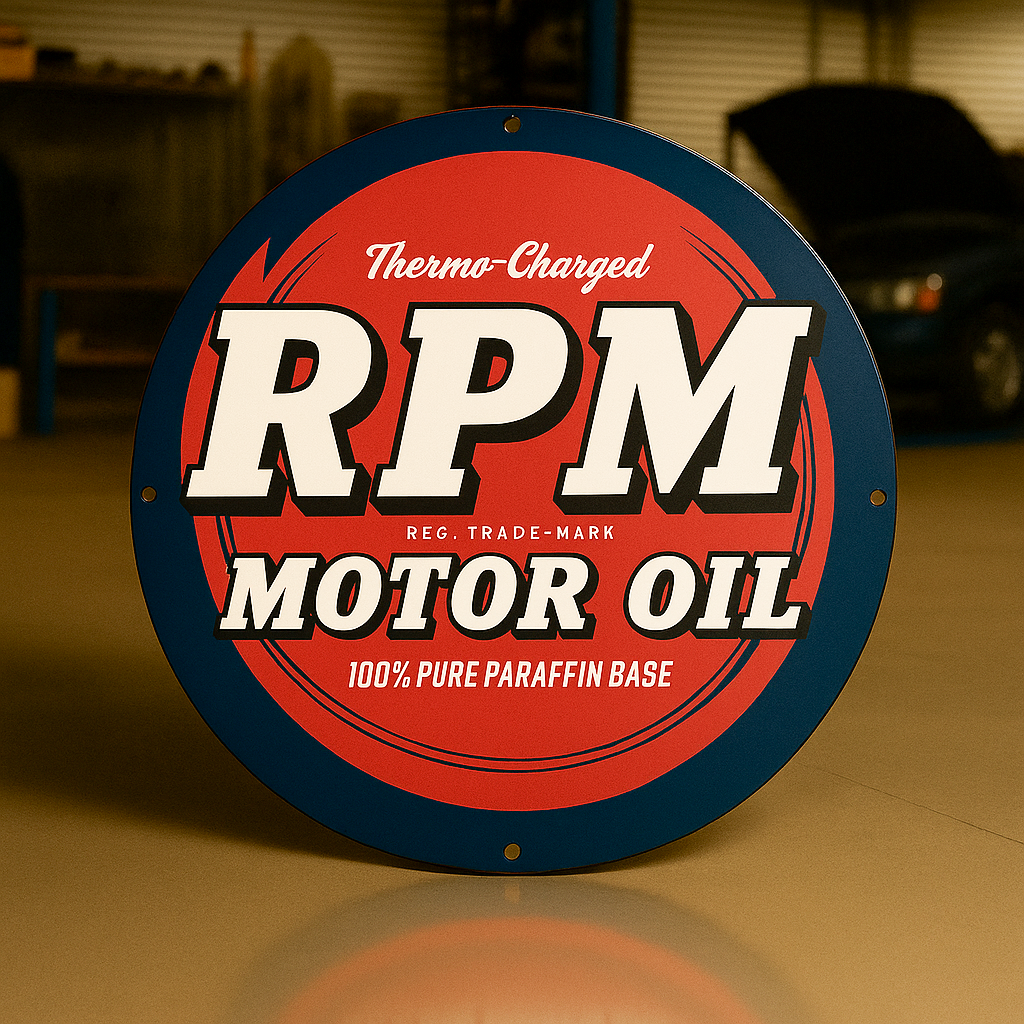 RPM Motor Oil Metal Tabela