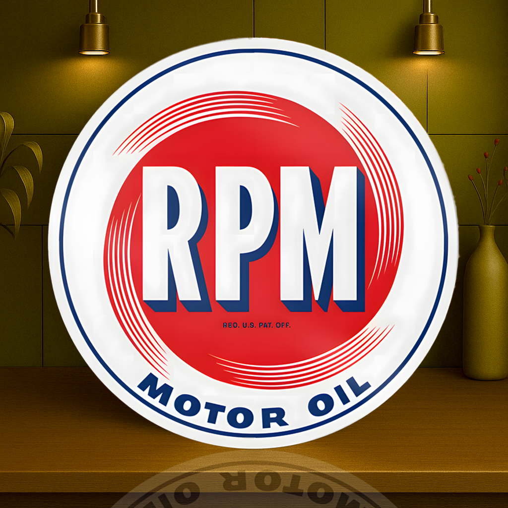 RPM Motor Oil Metal Tabela