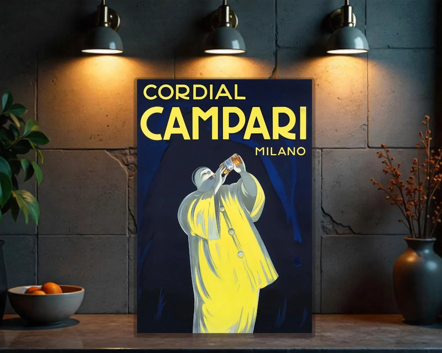 Campari Cordial MILANO Metal Tabela