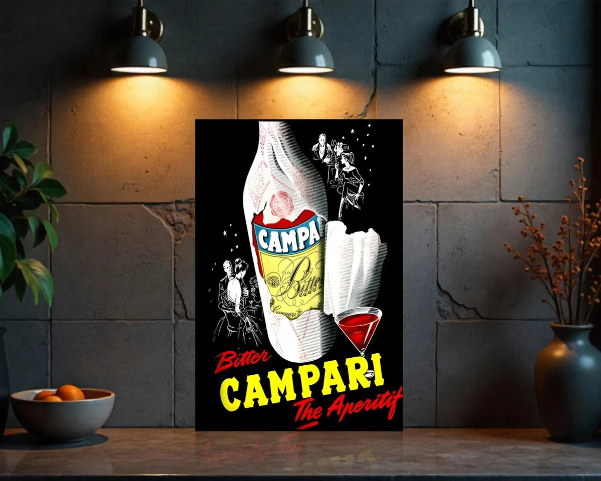Campari Bitter Metal Tabela