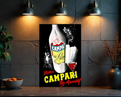 Campari Bitter Metal Tabela