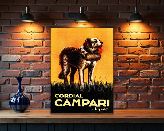 Campari Cordial Dog Metal Tabela