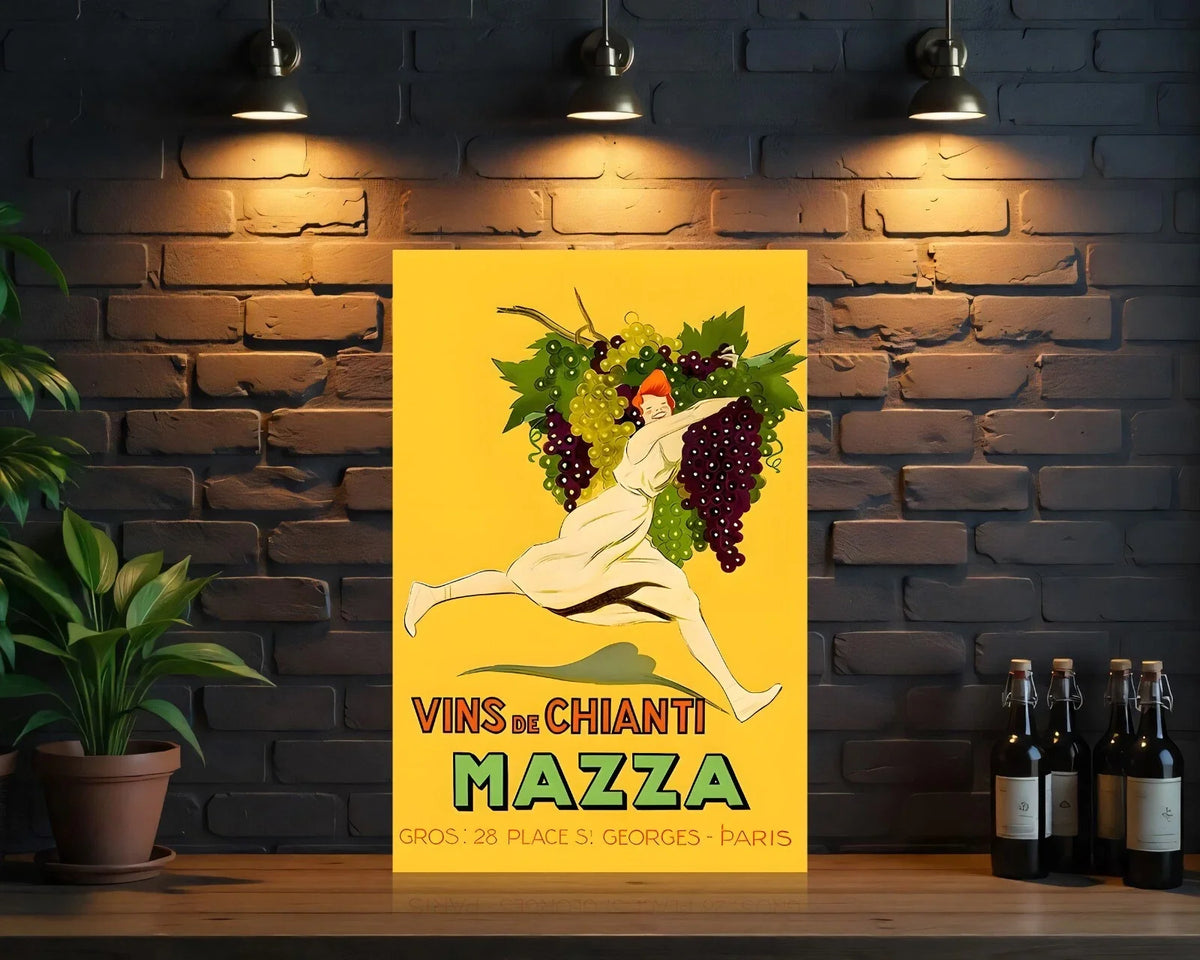 Vins de Chianti Mazza Metal Tabela
